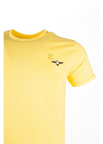 Желтая футболка мужская top look желтая 070821-001487 No Brand