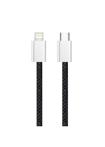 Кабель USB Type-C - Lightning (M/M), (braided cotton) (PD Fast Charging 27W), 2 м, Black (CW-CBPDCL068-BK) Colorway (336959645)