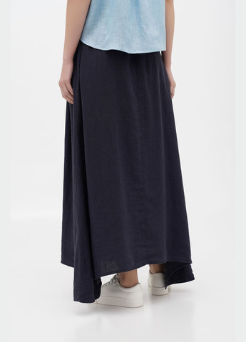 Довга лляна спідниця-штани трансформер 2 в 1 на блискавці з кишенями Інга., р., код 7331/46/1302 ГАЛЕРЕЯ ЛЬОНУ (333164616)