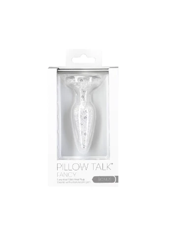 Анальна пробка Fancy Luxurious Glass Anal Plug, 10.1 см (прозорий) Pillow Talk (376222626)