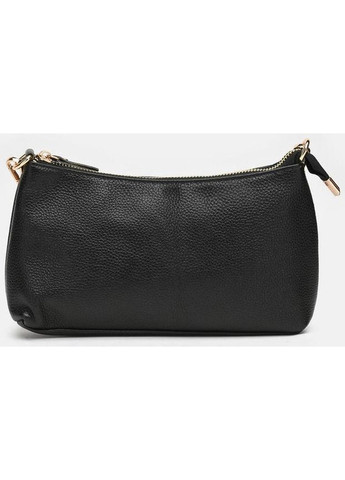 Сумка крос-боді через плече жіноча шкіряна маленька Чорний 35717 Keizer (353690059)