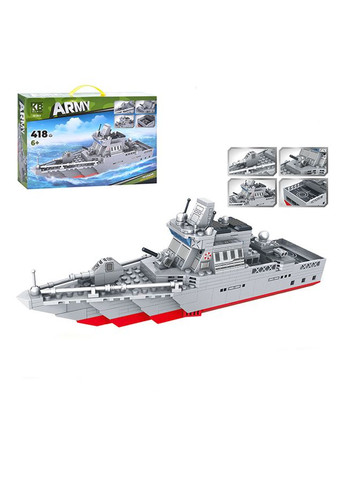 Конструктор Військовий корабель колір різнокольоровий ЦБ-00240428 Limo Toy (282818589)