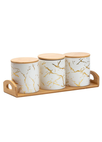 Банки для сыпучих продуктов, набор из 3 шт по 650 мл Yiwu (360454783)