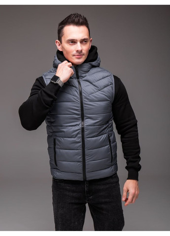 Чоловічий утеплений жилет зі знімним капюшоном Vakko (368833466)