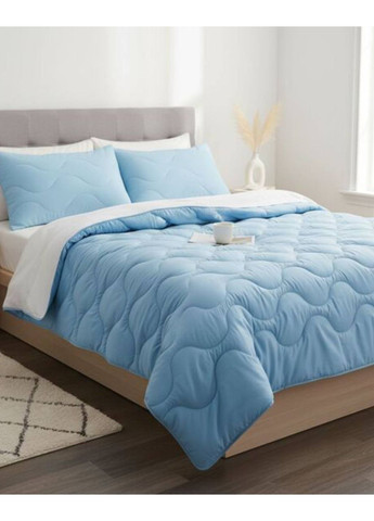 Набір євро ковдра 200х220 та 2 шт подушка 50х70 IDEIA NordicBlue (371771323)