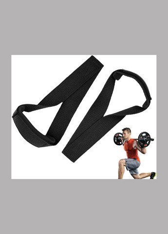 Лямки атлетичні для тяги Power Lift Black No Brand (350202685)