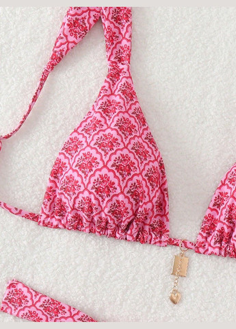 Рожевий літній купальник (ліф та трусики) роздільний SHEIN