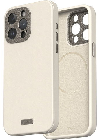 Чохол-накладка Napa Slim Hardshell Case Eggnog White для iPhone 15 Pro Max Moshi (302652086)