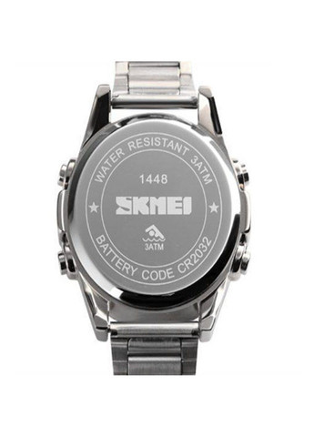 Наручные мужские часы 1448 Indigo Серебристый Skmei (314483643)