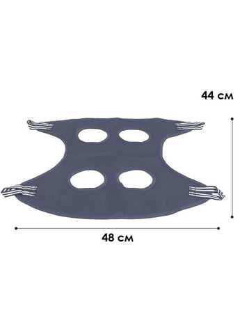 Гамак DT-641 Gray для грумінгу кішок і собак 6шт Lesko (336206426)