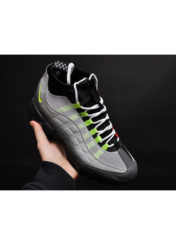 КРОСІВКИ ЖІНОЧІ NIKE AIR MAX 95 SNEAKERBOOT GREEDY EDITION GRAY НАЙК АІР МАКС 95 No Brand сірі зими (369388279)