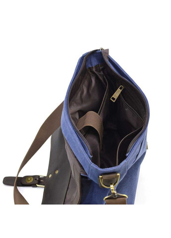 Сумка через плече з парусини navy та кінської шкіри RKc-6600-4lx TARWA (352690969)