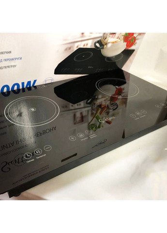 Плита кухонна ICD-2202 2200 Вт, Плита електрична переносна EK-669 двоконфорочна настільна Suntera (352770521)