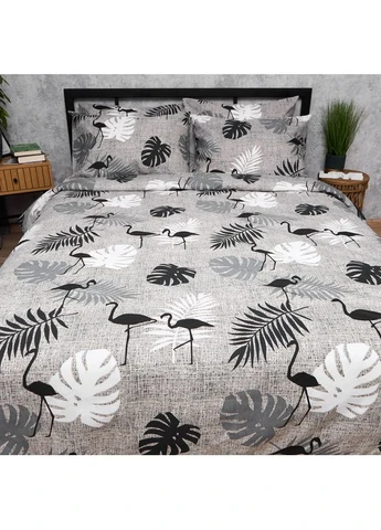 Комплект постельного белья Micro-satin Premium King Size 220x240 наволочки 2х70х70 (MS-820016067) Moon&Star Mono Tropic (400237962)