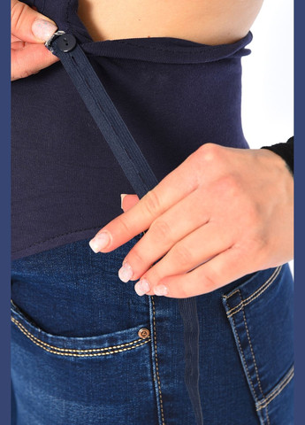 Джинси жіночі для вагітних синього кольору Let's Shop - (308829233)