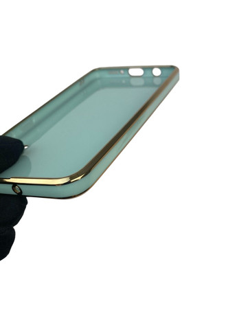 Чехол для Galaxy A50 SM-A505F с защитой камеры с золотой окантовкой на самсунг а50 бирюзовый gs1 Samsung (366228850)