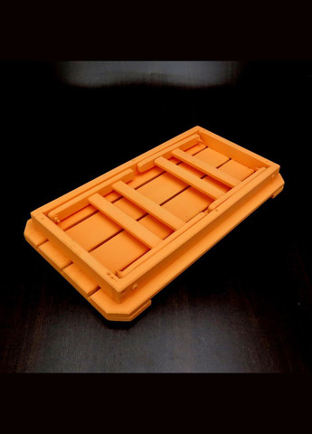 Столик-поднос для завтрака из дерева Огайо грейпфрут (СТП-000854) No Brand (327865454)