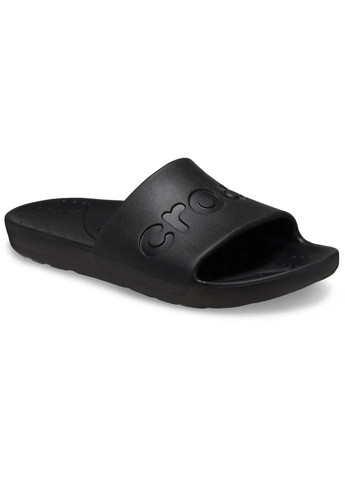 Черные пляжные шлепанцы slide black 210088 Crocs
