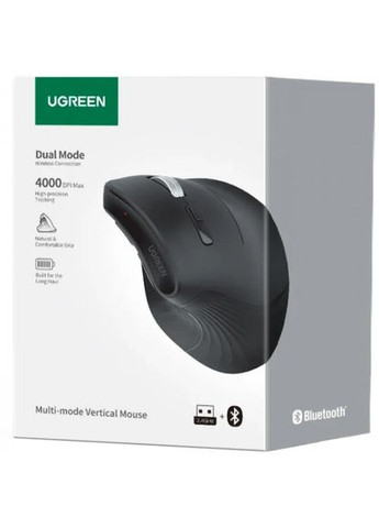 Миша MU008 Black (25444) Ugreen (322905929)