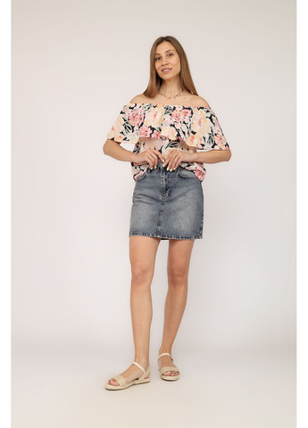 Рожева блуза жіноча колір рожевий цб-00275890 Mixray