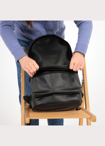 Жіночий повсякденний рюкзак Black в екошкірі ToBeYou city (284725585)