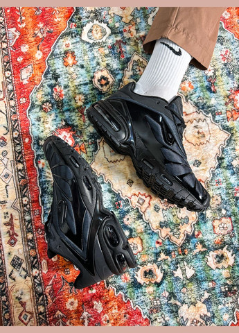 Черные всесезонные мужские кроссовки nike air max x skepta black | найк аир макс черные No Brand