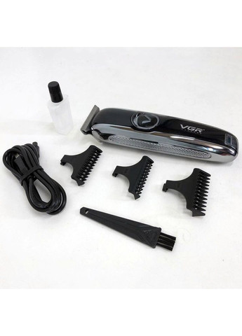 Машинка для стрижки V-168 беспроводная с комплектом насадок, Электробритва для головы VGR (365813317)