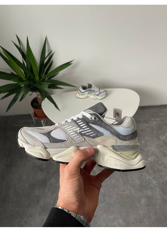 Кроссовки женские и мужские New Balance 9060 grey | Нью Беланс 9060 серые No Brand серые демисезоны (361947237)