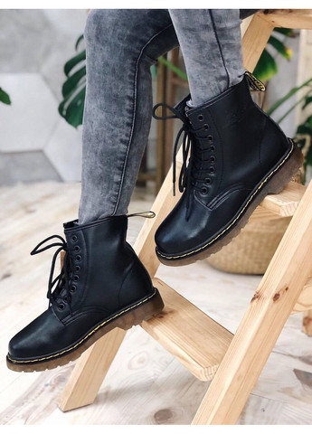 Черевики жіночі Dr. Martens 1460 Black 11822006 Доктор Мартінс (Хутро) No Brand (364860585)