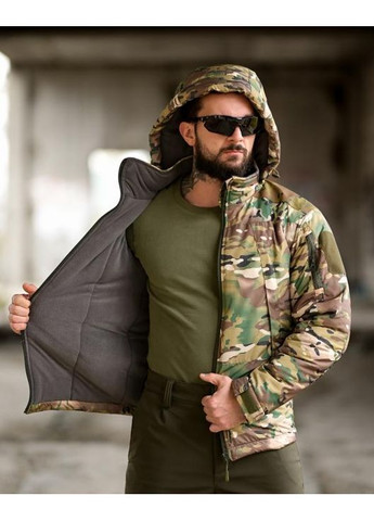 Тактическая мужская зимняя куртка Таслан мультикам No Brand (369132274)