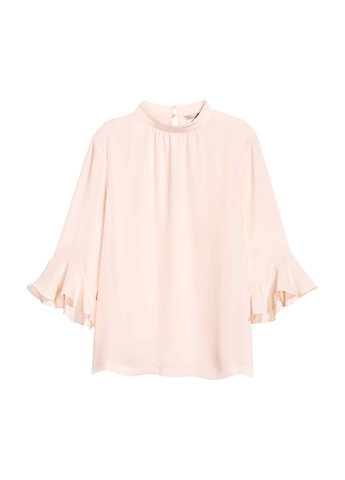 Світло-рожева блуза літо,блідо-рожевий, H&M