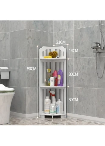 Декоративна кутова полиця на три яруси для ванної Dometic (387412573)