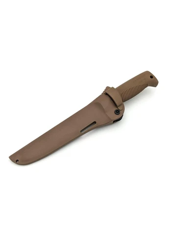 Ніж M95, покриття cerakote FDE, coyote, композитний чохол, 150 мм, 80CrV2 Carbon steel Peltonen (395597093)