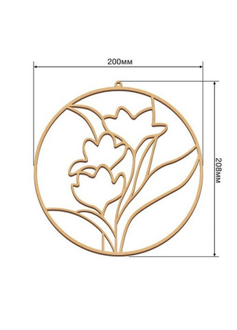 Набор для витражной живописи по номерам "Весенние цветы" FDSGK-06 Fabrika Decoru (364551219)