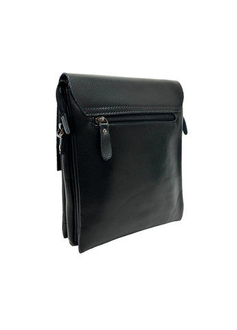 Чоловіча сумка з еко-шкіри Bradford 912-3 чорна 26х21х5 No Brand (371682148)