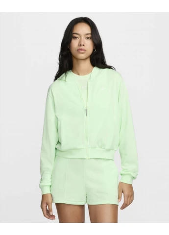 Толстовка Sportswear Chill Terry Loose Full-Zip French Terry Hoodie Green FN2415-376 Nike (398011514)