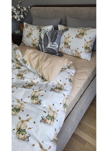 Постільна білизна Малята, ранфорс Евро розмір, наволочки 70/70 No Brand (364220141)