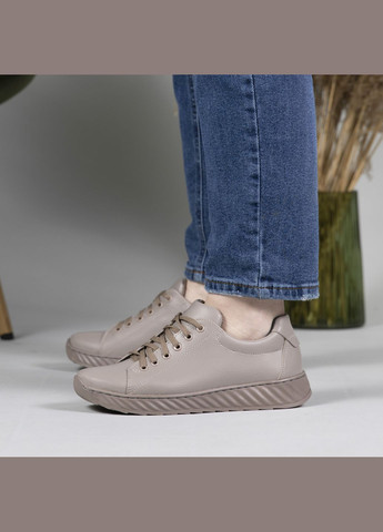 Кроссовки женские с прошитой подошвой бежевые (ЛК 11 беж) Lika бежевые (303355085)