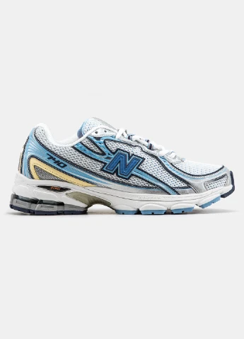 Белые всесезонные кроссовки мужские new balance 740 white blue | нью беланс 740 белые синие No Brand