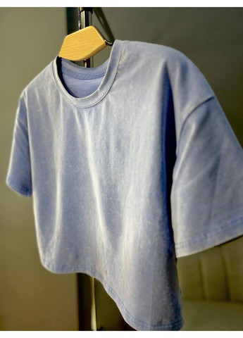 Футболка жіноча A-N 2308 варена тай-дай коротка широка кроп-топ No Brand - (304062753)