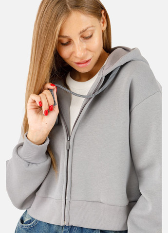 Жіноча толстовка колір темно-сірий ЦБ-00254558 Yuki (301196370)