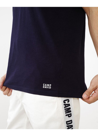 Синяя футболка-футболка мужская для мужчин Camp David