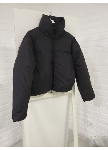 Черная дута теплая куртка weekday H&M