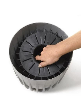 Кашпо Мира 250 recycled кремовый, пластик Lamela Міра (345726212)