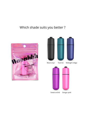 Вибропуля Love To Love WAOUHHH - DANGER PINK, 7 режимов, на батарейках No Brand (303895940)