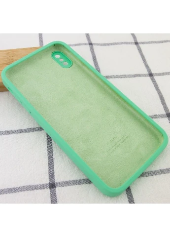Чехол Silicone Case Square Full Camera Protective (AA) для Apple iPhone XS Max (6.5") Epik (390443285)