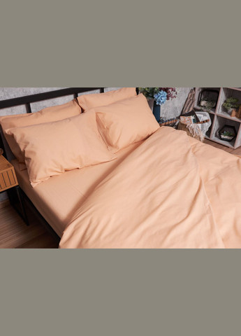 Комплект постільної білизни Бязь Gold Люкс євро 200х220 наволочки 2х40х60 (MS-820003265) Moon&Star Cream (288043663)