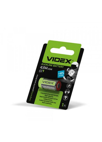 Батарейка щелочная 4LR44/A544 1шт BLISTER Videx (359398078)