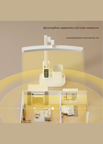 Настольная LED лампа с аккумулятором 8400 mAh (с дисплеем и подставкой) с защитой глаз для чтения и обучения China (329431672)