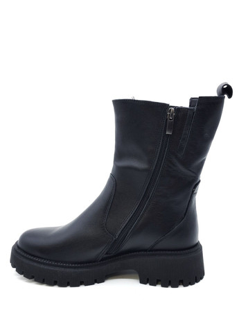 Жіночі черевики зимові чорні шкіряні FS-14-16 25 см (р) Foot Step (268136478)